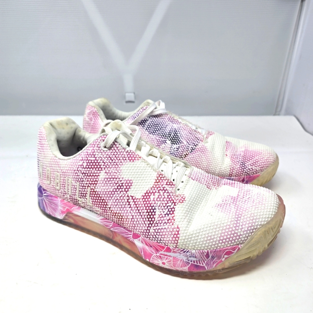 NOBULL Women's Impact Mulberry Floral Superfabric Unisex M‎ 10.5 W 12 Trainers.